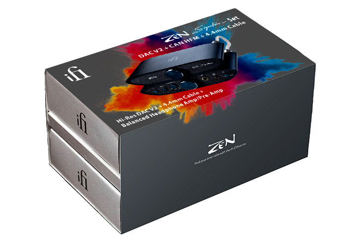 iFi audio ZEN Signature Set HFM (2021) DAC Sig. V2 + CAN Sig. HFM + 4.4mm Interconnect DSD256 Full MQA