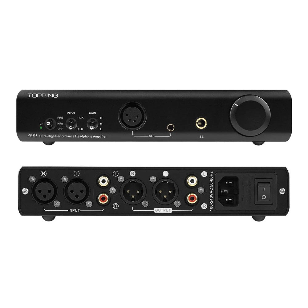 [5% off] TOPPING A90 - Ultra High Performance Full Balanced Headphone Amplifier XLR Pre-Amplifier