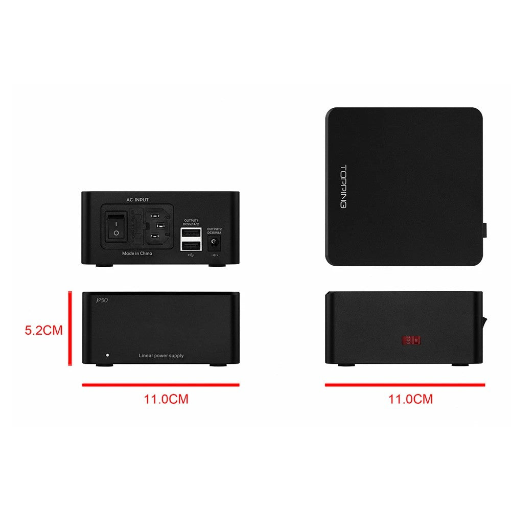 5% off] TOPPING P50 - Low Noise Linear Power Supply for Topping D50 D