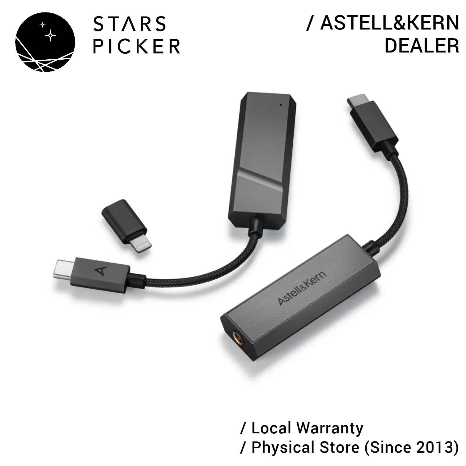 [CLEARANCE SALE] Astell&Kern AK HC2 (2022) Hi-Fi Cirrus Logic CS43198 Dual DAC Cable PCM 32bit 384kHz DSD Native