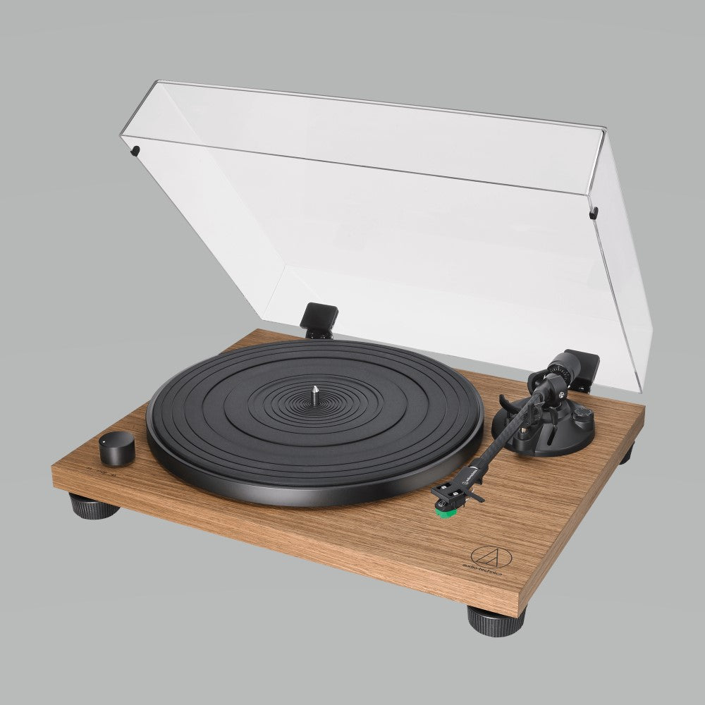 Audio Technica AT-LPW40WN Fully Manual Belt-Drive Turntable Vinyl Player 33-1/3 RPM & 45 RPM