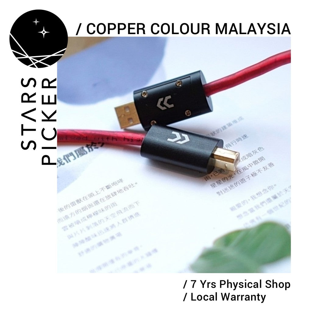 [PM best price] Copper colour RED USB cable 0.5m / 1m / 2m / 3m