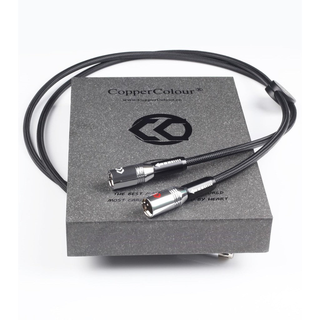 [pm best price] Copper Colour Gamma - RCA and XLR Interconnect OCC Copper & Silver Cable