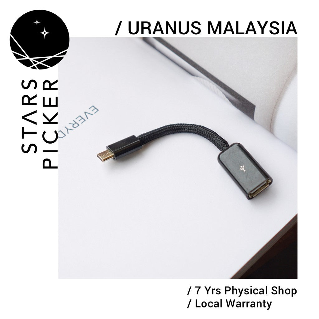 Uranus USB-RSOCC (1m/1.5m/2m) - Neotech RSOCC OTG Cable for USB Devices USB A / A (Female) / B / Type C / micro USB