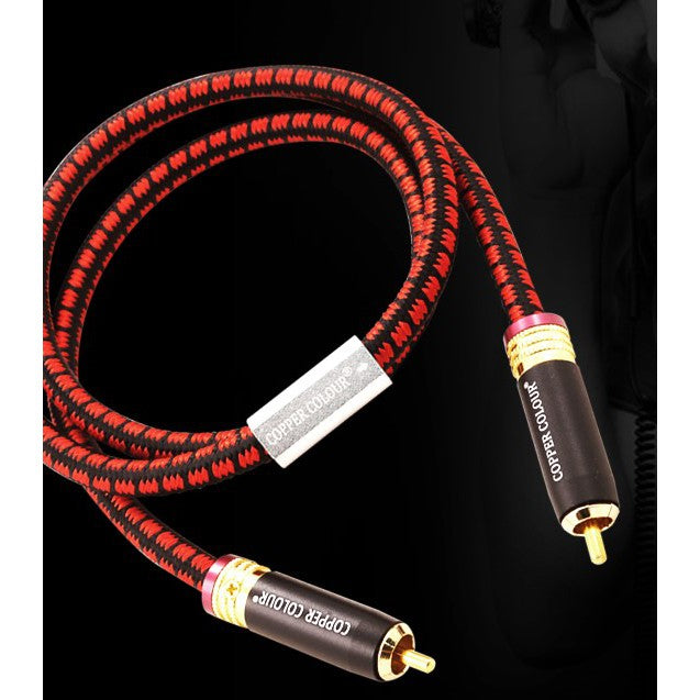 [pm best price] Copper Colour Penny - RCA and XLR Interconnect OCC Copper Cable