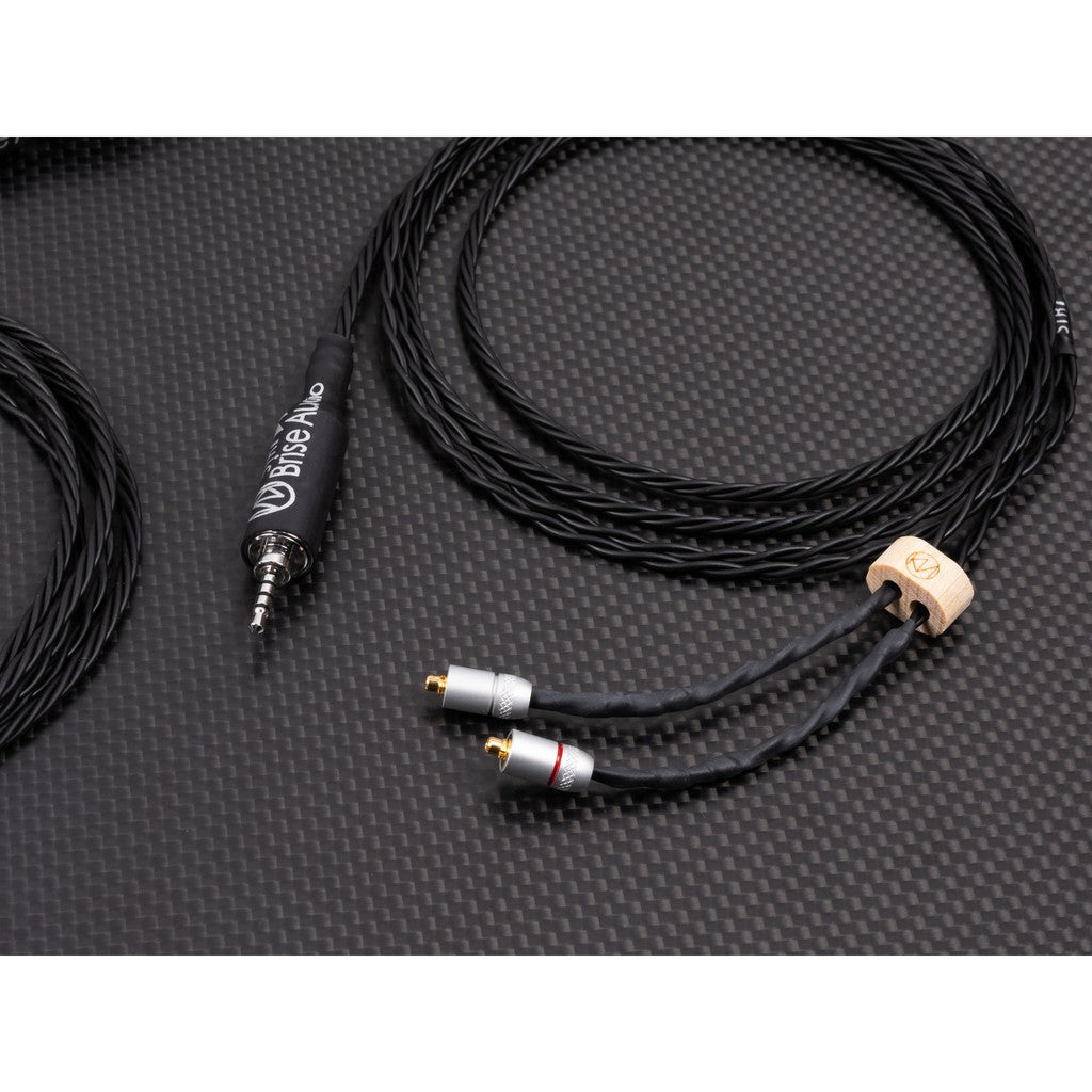 [PM best price] Brise Audio STR7-RH2+ - IEM Earphone Upgrade Replacement Cable Rhodium Plugs MMCX 2PIN Z1R A2DC FITEAR