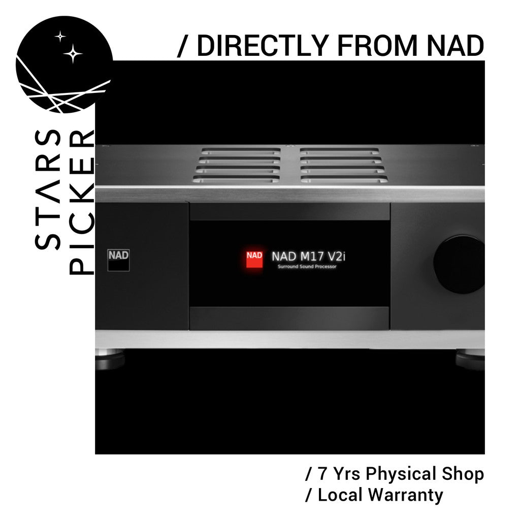 NAD M17 V2i  / M 17 V2i - Surround Sound Preamp Processor MDC HDMI 4K Ultra HD Dolby Atmos MQA Airplay