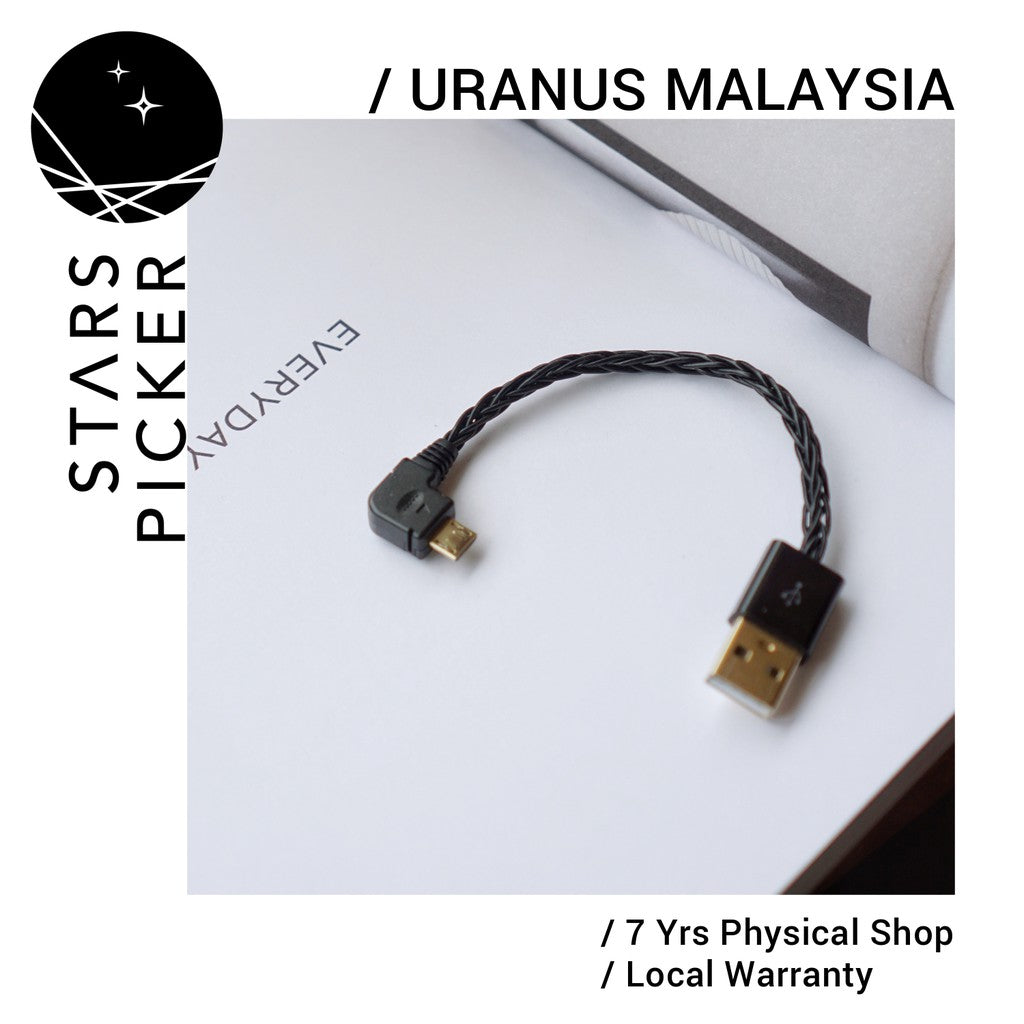 Uranus USB-8FOCC (30cm/50cm) - Furutech OCC Copper OTG Cable for USB Devices USB A / A (Female) / B / Type C / micro USB