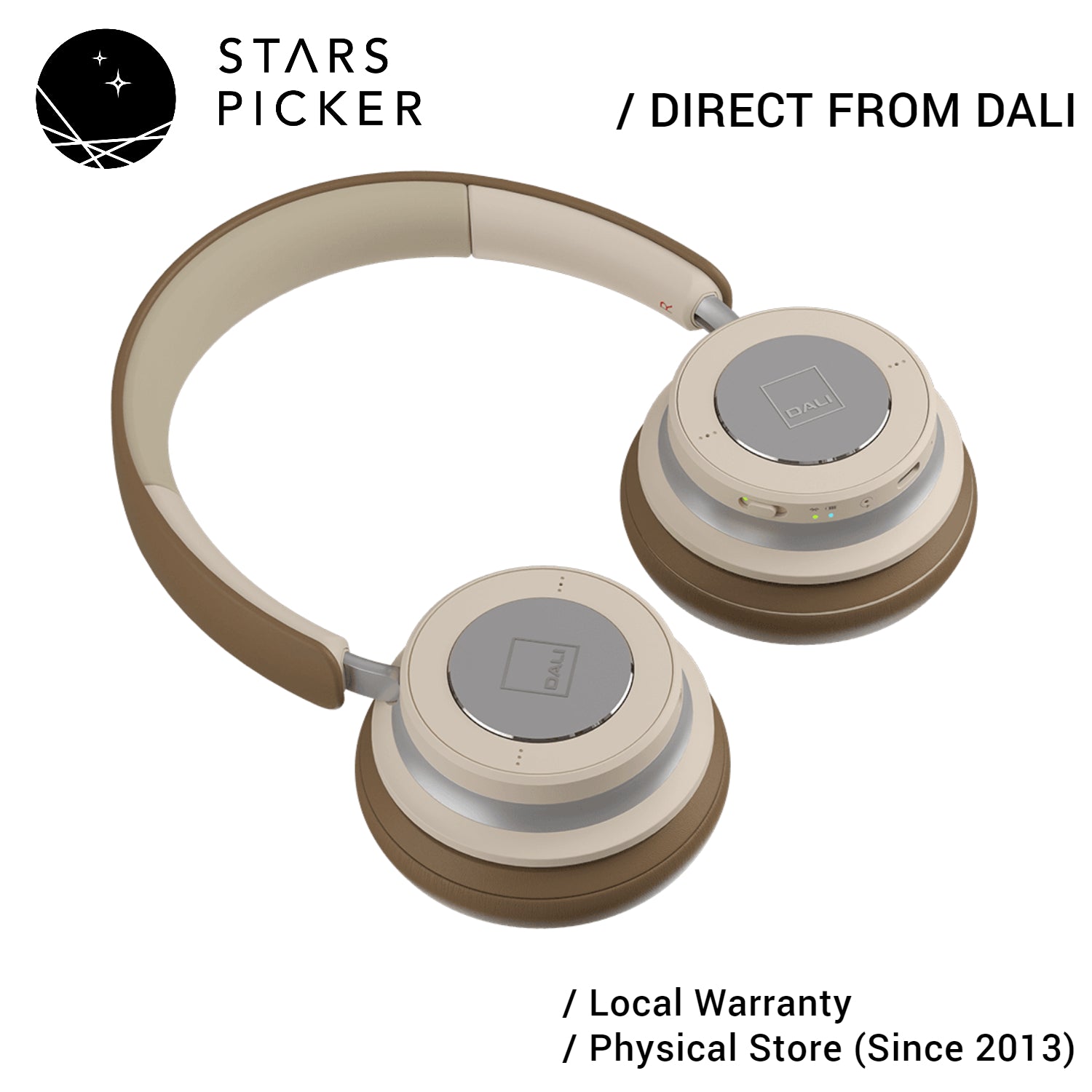 DALI IO-4 - 50mm Custom Driver Bluetooth Wireless Headphone Class Leading Battery Life