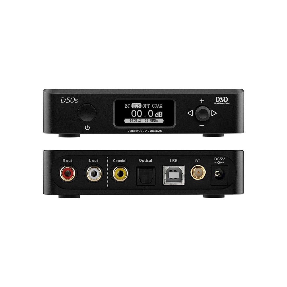 [5% off] TOPPING D50s - Desktop DAC with Multi-input LDAC 32bit/768kHz PCM DSD512 Bluetooth 5.0 2x ES9038Q2M