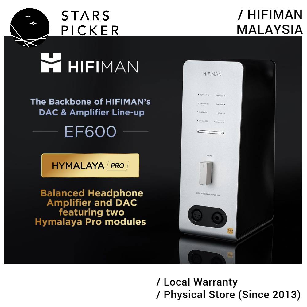 Hifiman EF600 Balanced Headphone Amplifier and DAC featuring Two Hymalaya Pro Modules