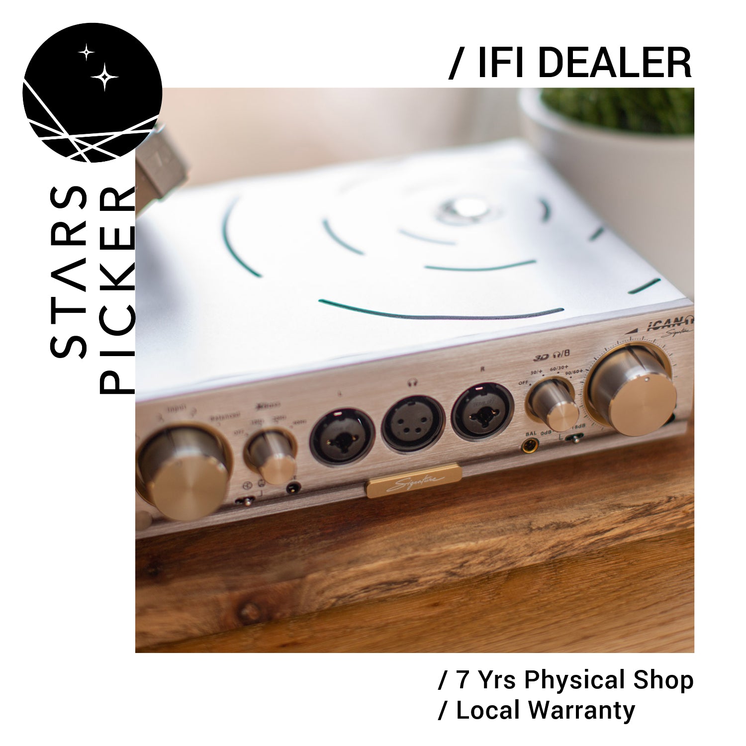 iFi audio Pro iCAN Signature (2021) Solid-state / Tube Flagship Amplifier for Headphone and Speakers