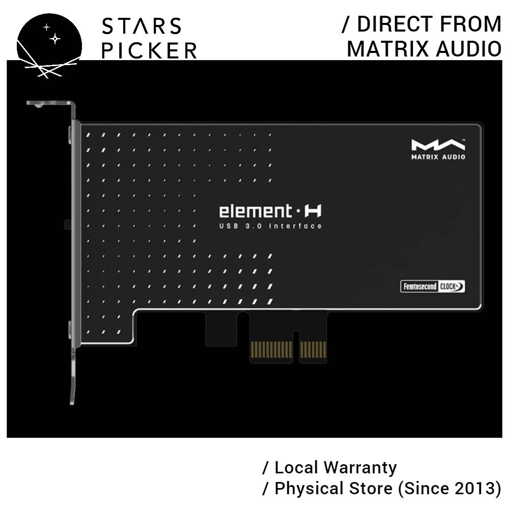 [PM best price] Matrix Audio element H - PCIe to HiFi USB 3.0 Interface