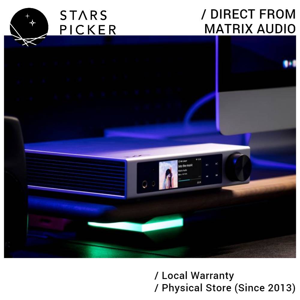 [PM best price] Matrix Audio element i2 - Music Streamer Combo with DAC Headphone Amplifier AirPlay DLNA MQA Roon Ready