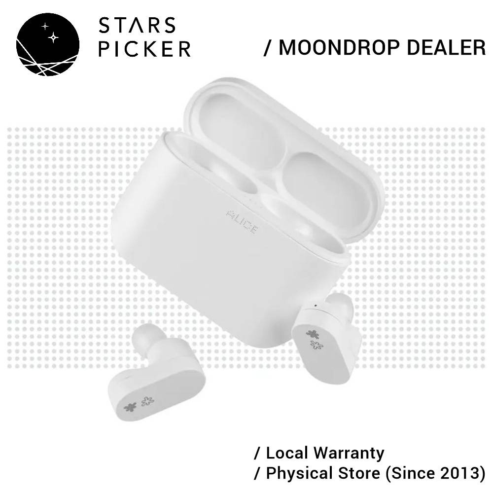 [5% off + 50% off for Spinfit] Moondrop ALICE (2022) VDSF Target Response TWS True Wireless Stereo Earphones Qualcomm QCC5151 aptX Adaptive 8+40 hours