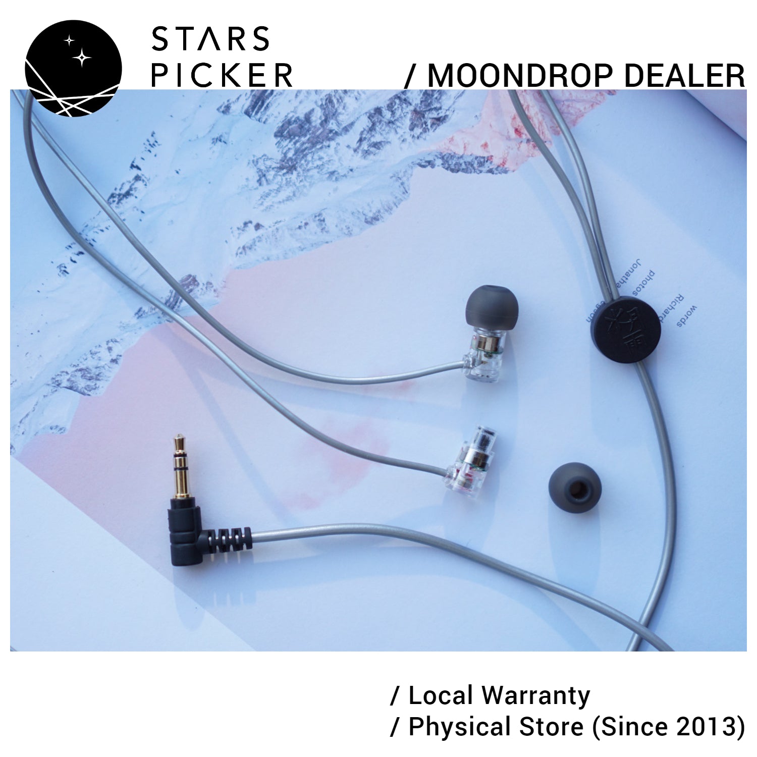 [5% off + 50% off for Spinfit] Moondrop Quarks (2021) - Closed Anterior Cavity Micro Dynamic Driver IEM Earphone