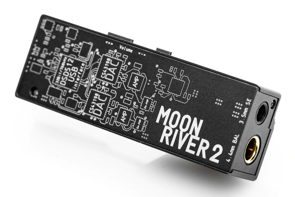 [5% off + 50% off for Spinfit] Moondrop Moon River 2 / Moonriver 2 - Dual DAC CS41398 Portable USB DAC Amplifier for Earphones Headphones