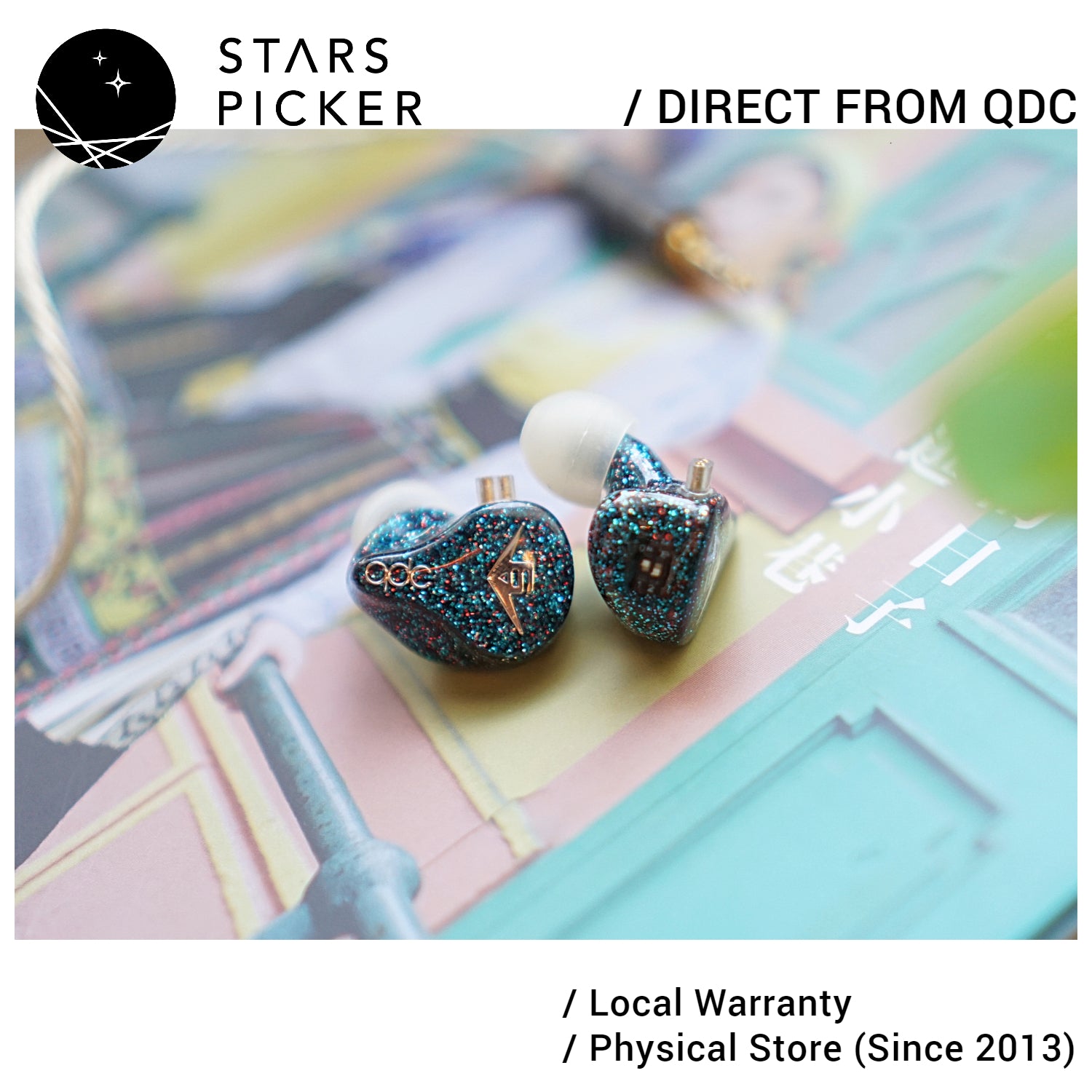 QDC Anole V6-S Standard / V6-C Custom - IEM Earphone 6 BA Drivers and Variable Tuning Switch