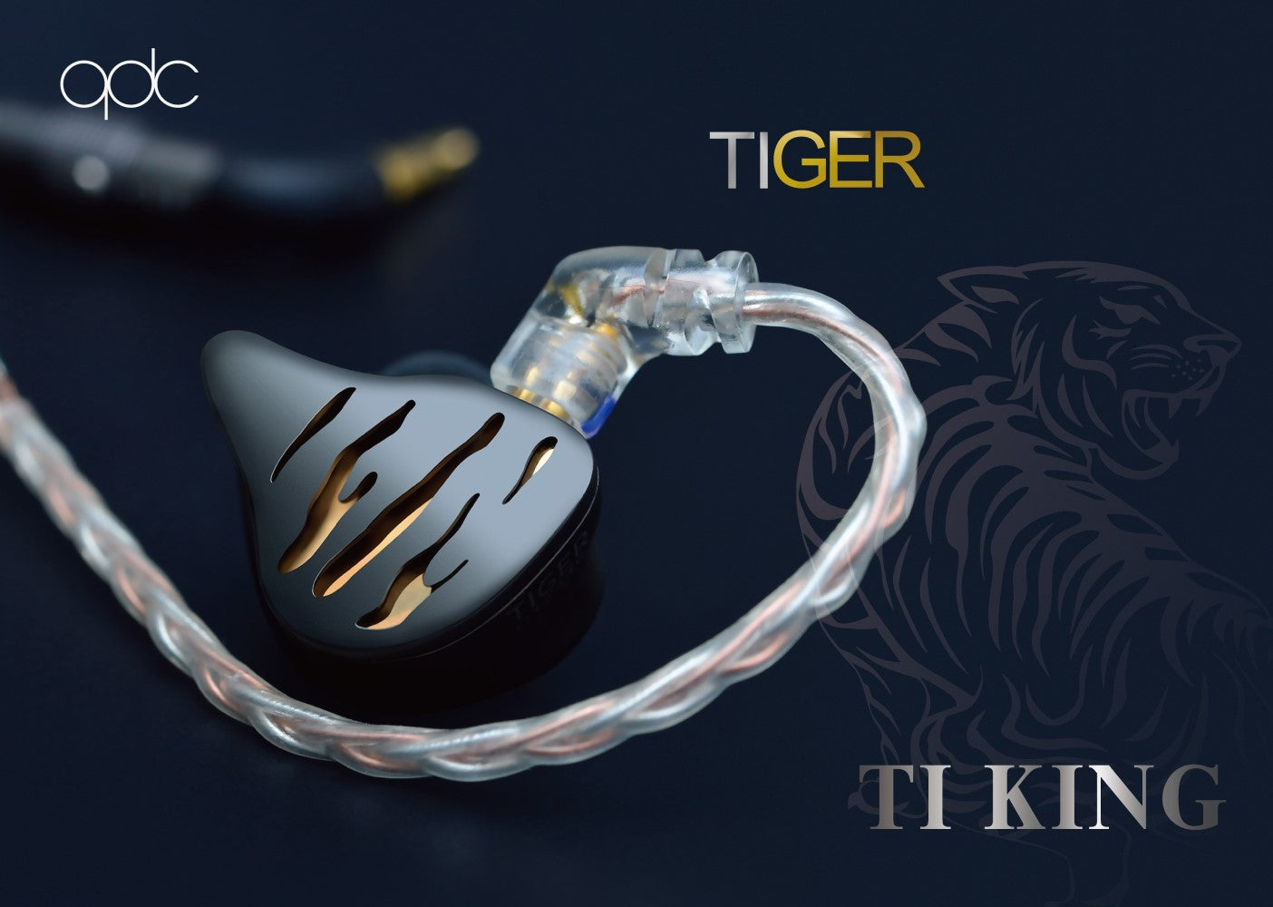 qdc TIGER Standard / Tiger-Customization (2022) 8 Drivers (6BA+2EST) Universal / Custom IEM Earphone