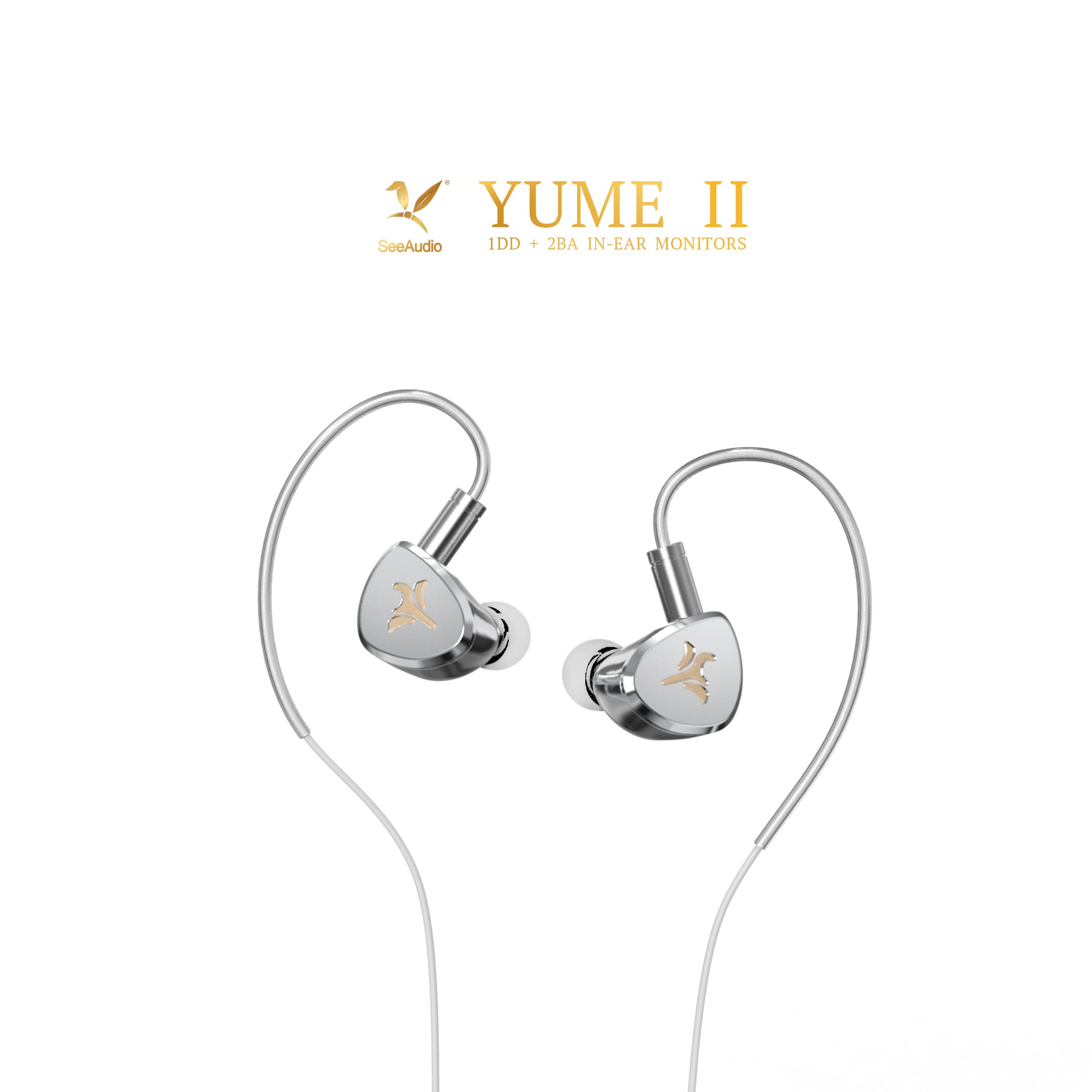 [5% off] See Audio YUME II / SeeAudio YUME 2 (2022) 3 Drivers (1DD+2BA) Hybrid IEM In-Ear Monitor Earphone