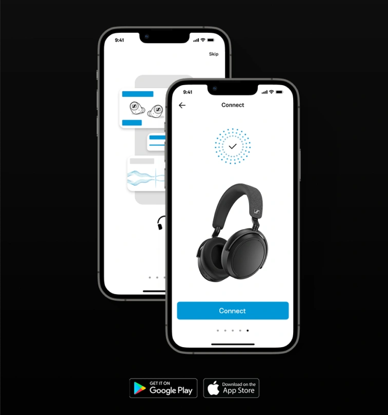 Sennheiser MOMENTUM 4 M4AEBT Wireless Adaptive Noise Cancellation and Transparency Mode Bluetooth aptX Headphones