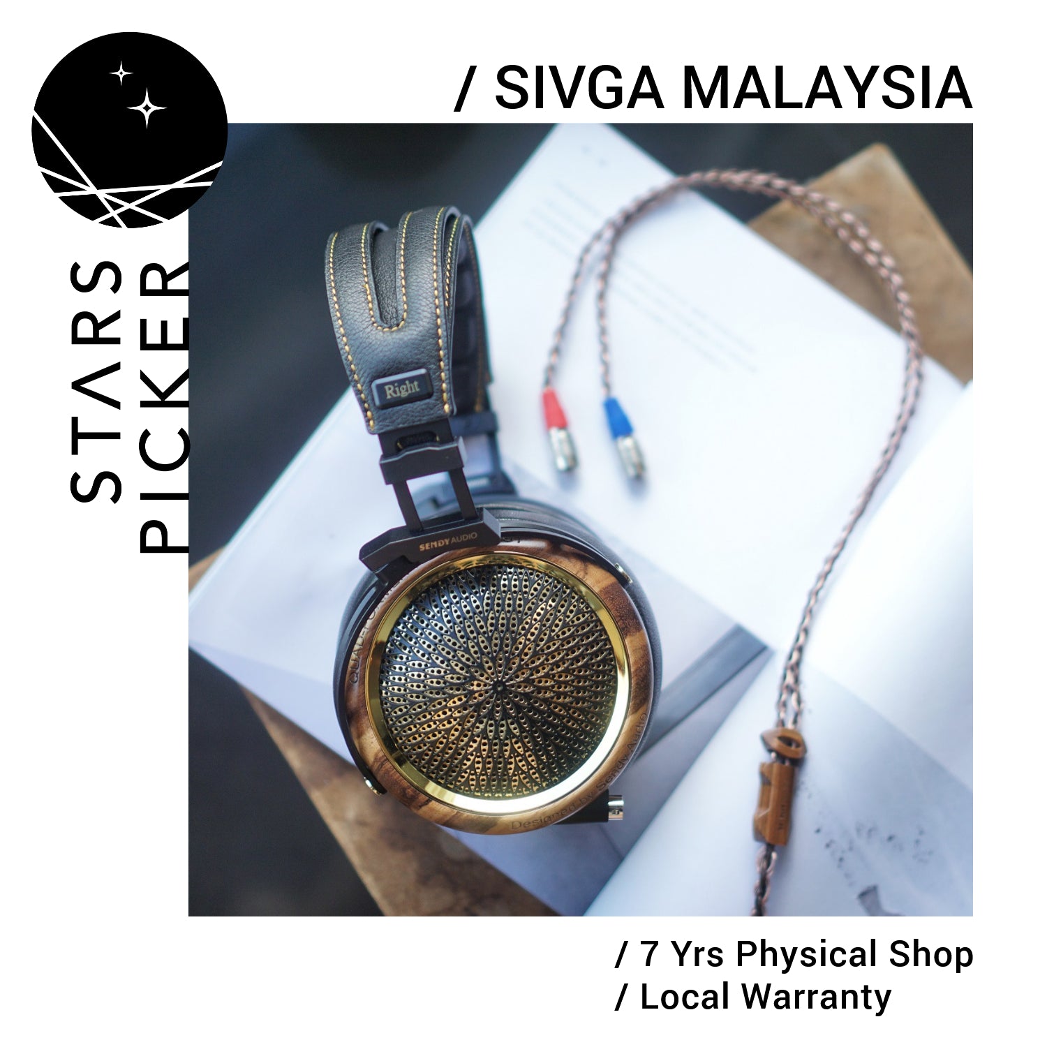 [PM BEST PRICE] SIVGA / Sendy Audio Peacock - Open Back Planar Magnetic Over Ear Headphone