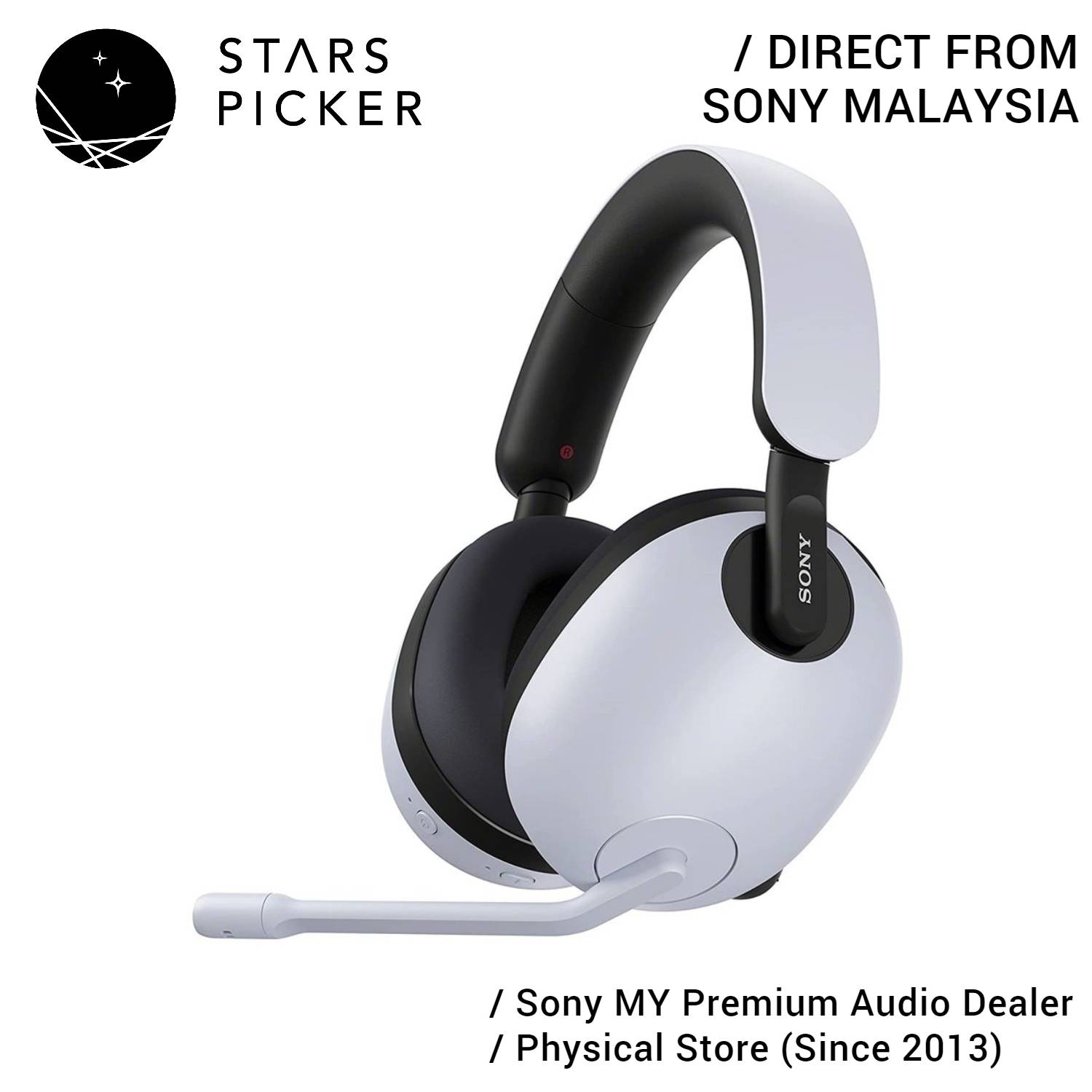 Sony INZONE H7 (2022) Wireless Gaming Headset with 360 Spatial Sound & Boom Microphone
