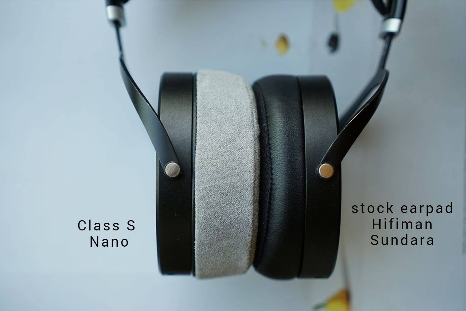 (Class S Nano) Nano Fabric aftermarket earpads Hifiman Sundara HE400se HE400i HE400 HE560 HE6 [with filter & bracket]