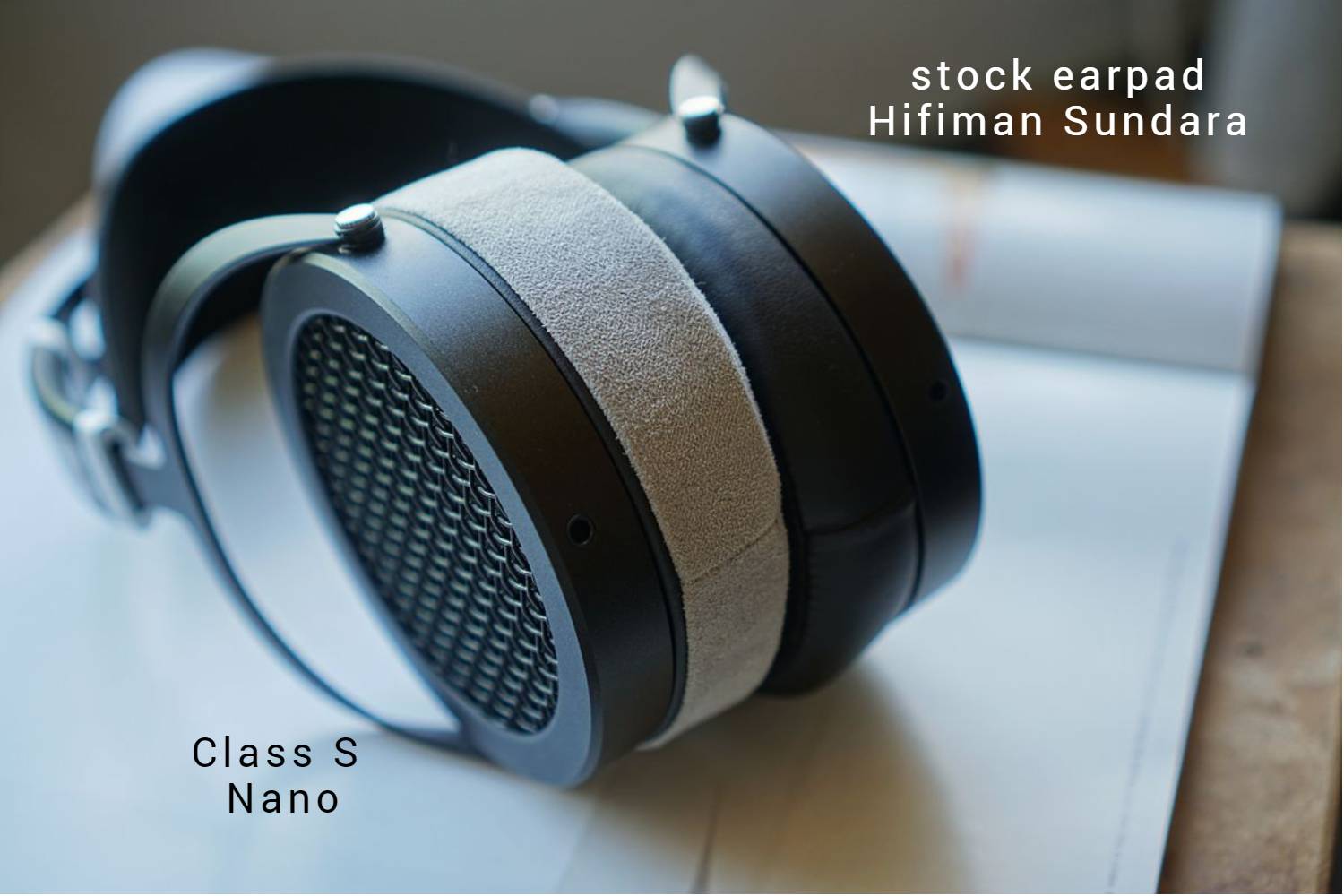 (Class S Nano) Nano Fabric aftermarket earpads Hifiman Sundara HE400se HE400i HE400 HE560 HE6 [with filter & bracket]