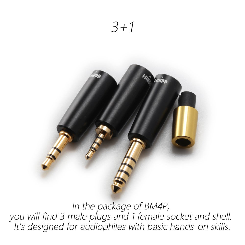 [5% off] DD Hifi BM4P DIY Headphone Cable Replacement Adapter 3+1 2.5mm 3.5mm 4.4mm