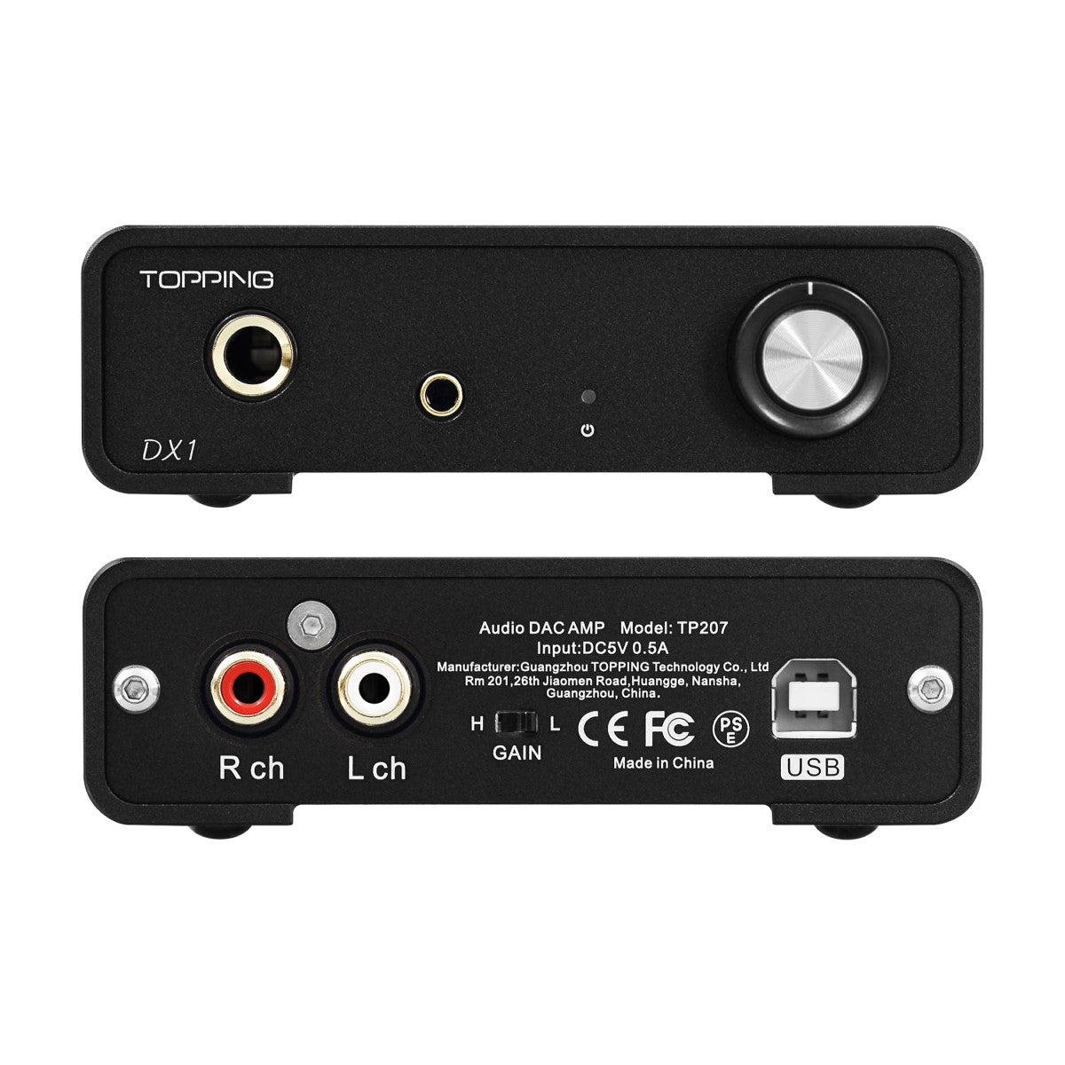 [5% off] Topping DX1 Hi-Res Audio Certified Desktop DAC Headphone Amplifier AK4493S DAC PCM384 DSD256